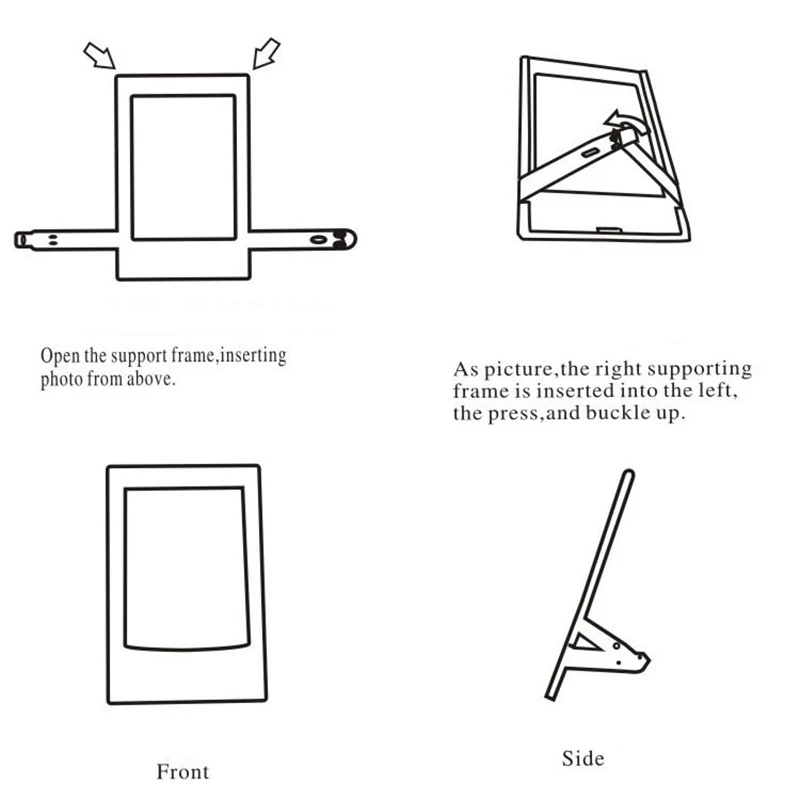 Пластиковая фоторамка для фотографий подходит Instax Mini хранения драгоценных около