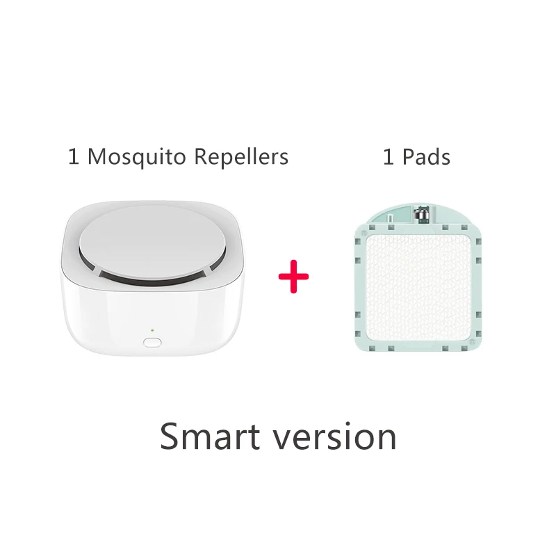 Set 1 XIAOMI MIJIA Mosquito Repellent Smart Edition DWX08ZM Mosquito Killer портативный синхронизации Крытый с сеткой от комаров приложение для насекомых - Цвет: Set 1