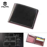 wuta 820 acrylic leather template leathercraft pattern set model for making unisex wallet diy gift by yourself