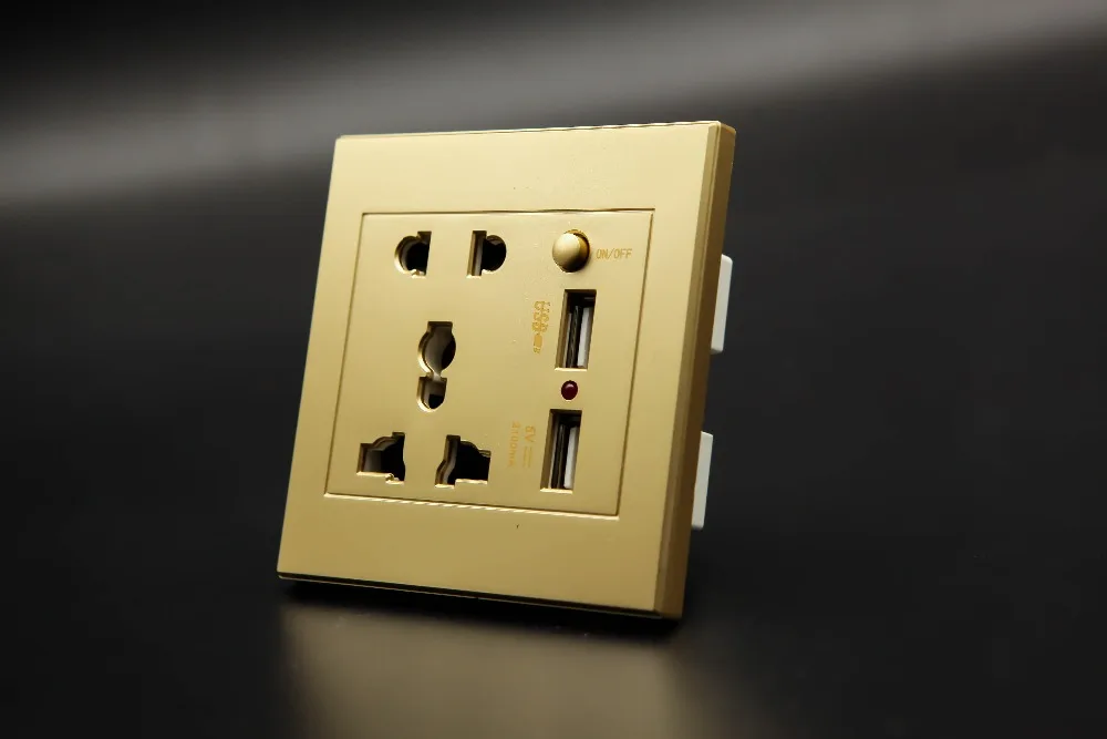 Универсальное настенное зарядное устройство 2100mA 5V 2 USB AC 110-250V US UK EU AU 2 порта USB розетка зарядное устройство для телефона