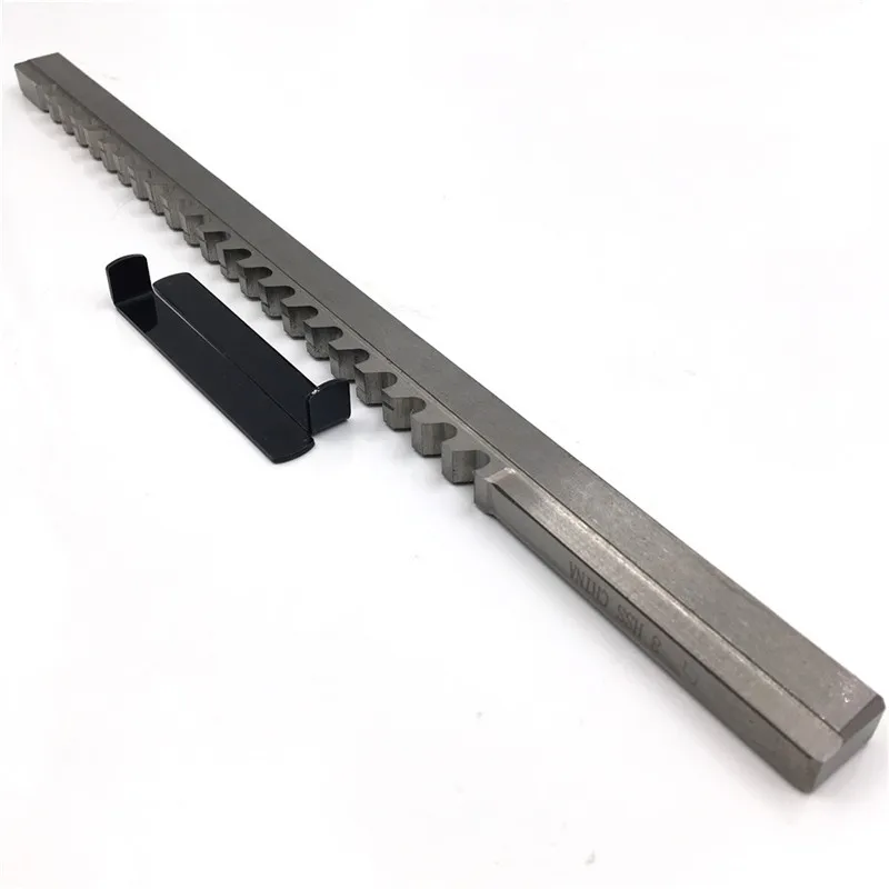 HSS Keyway Broach 8 мм C нажимного типа метрический размер Broaches высокоскоростные стальные шпоночные режущие инструменты для фрезерного станка с ЧПУ