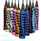 Камуфляжный принт, противоскользящий захват для бадминтона, теннисная накладка, Спортивная Повязка для удочки, обмотка ракетки, сквоша