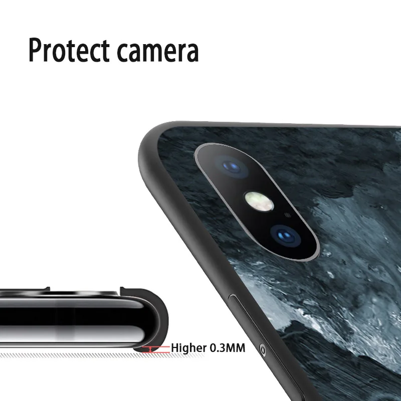 KJOEW для iPhone 11 Pro Max 6 6s 7 8 Plus X XR XS Max 5 5S SE чехол для телефона мультяшная статуя абстрактное искусство окрашенный Мягкий ТПУ чехол