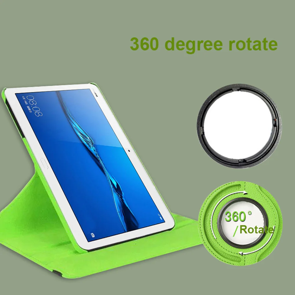 Вращающийся на 360 градусов чехол для Huawei MediaPad M3 Lite 10 BAH W09/BAH W19/BAH AL00 1 дюймовый