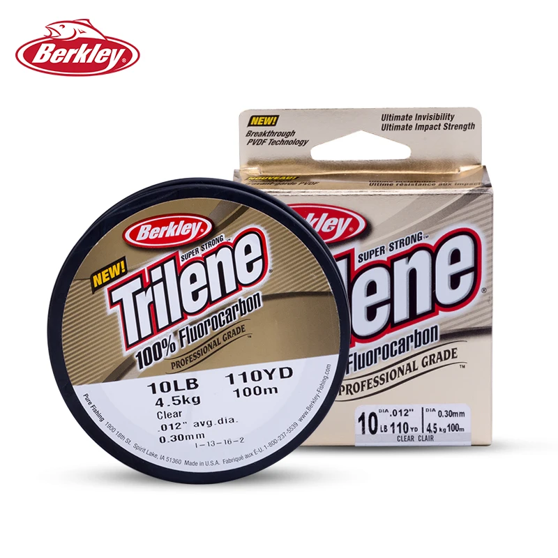 Berkley 100% фторуглеродный профессиональный класс 110YD лидер Типпет Тонущая невидимая