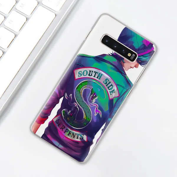 Ривердейл Тупоголовым Джонс чехол для телефона для samsung Galaxy S10e S10 плюс S7 S8 S9 Plus Note 8 9 M10 M20 M30 жесткий чехол Coque - Цвет: 014