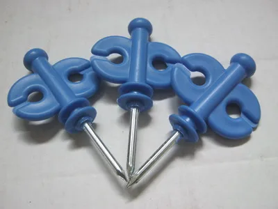 100pcs type 6 100 шт Электрические ограждения изоляторы лошадь крупного рогатого скота Электрический забор аксессуары подшипниковый стержень изолятор - Цвет: 100pcs type 6