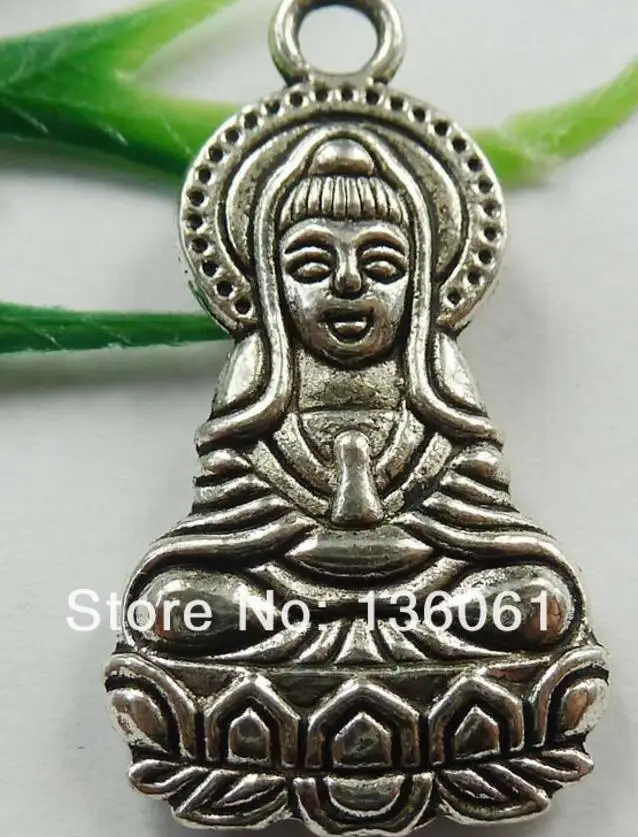 Винтажные подвески из сплава крыло ангел дерево голова черепа Avalokitesvara сердце