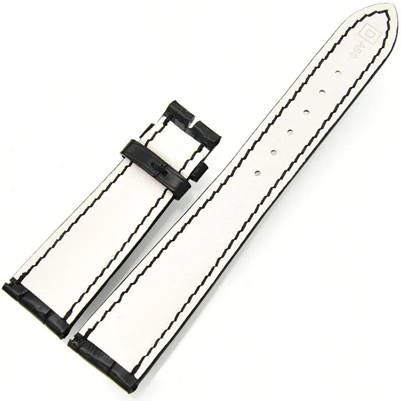 Плюс ремешок часы для мужчин t Аллигатор Кожа браслет из натуральной кожи и