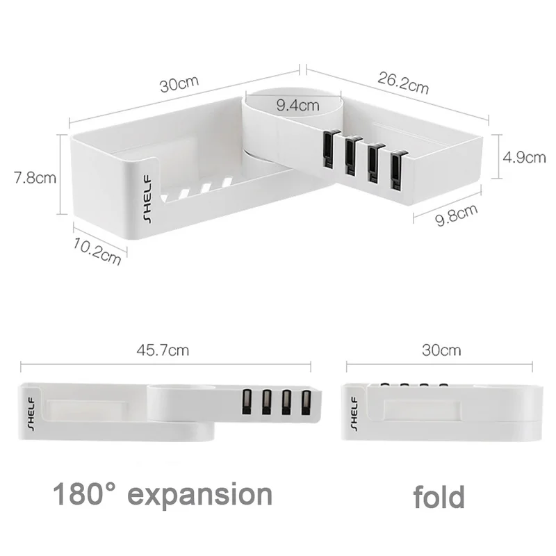 1 шт. угловой держатель для хранения полки ванной комнаты шампуня душа кухни