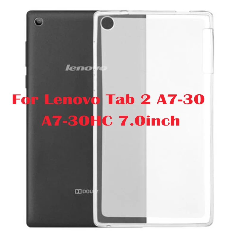 Матовая таблетки чехол для lenovo Tab 2 A7-30 A7-30HC A7-30TC MediaTek MT8382M MT8127 7,0 дюймов защитный силиконовый чехол s чехлы для задней панели - Цвет: Tab 2 A7-30 A7-30HC