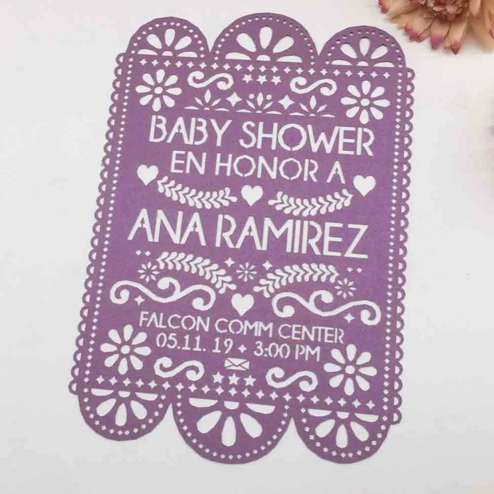 100 шт./лот Резные Свадебные Пригласительные открытки с лазерной резкой