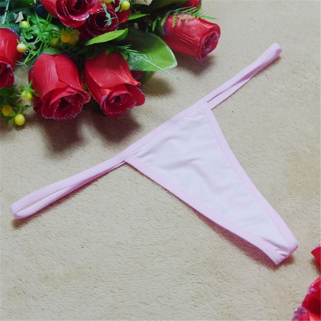 Новинка 2019 женские сексуальные трусики стринги нижнее белье Babydoll однотонные из