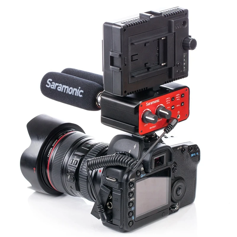 Saramonic Pax1 аудио микшер предусилитель микрофонный адаптер двойной Xlr 6 3 мм 5 входы