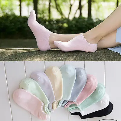 

Hirigin 2018 Women Low Cut Cotton Socks Fashion Boat Ankle Socks Mixed Color Sock Slippers For Women