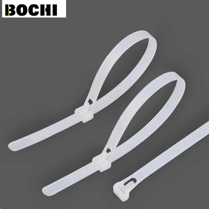 100 шт. нейлоновые кабельные стяжки 8*150 450 мм|cord strap|reusable zip tieszip ties |