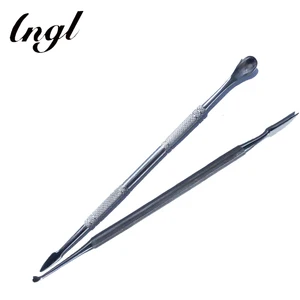 Инструменты для ухода за полостью рта, 1 шт., 2 размера, нож из нержавеющей стали ложка для воска, профессиональный инструмент для отбеливания зубов