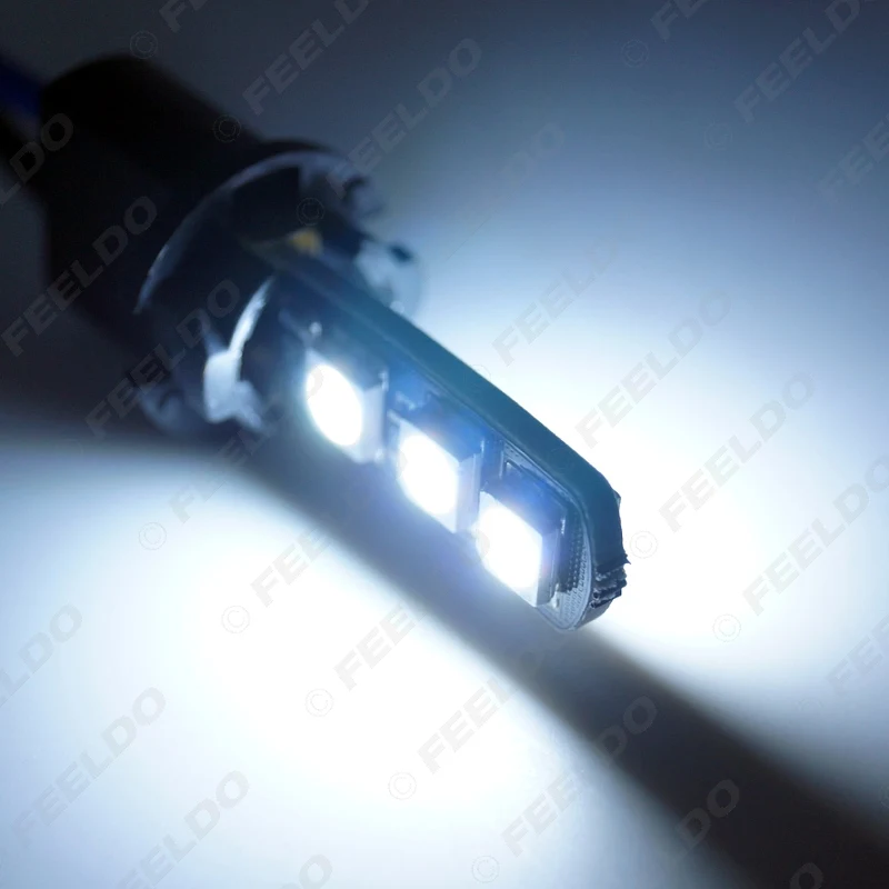FEELDO 4 шт. белый T10 168 194 5050 6SMD светодиодная лампочка Canbus без ошибок|Сигнальная лампа|