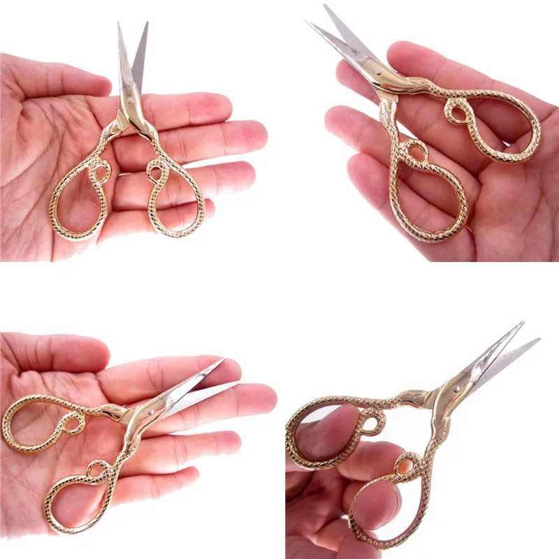 Золотая змея вышивка крестиком Вышивание рукоделия ткань вышивки отделкой scissor бренчать Пряжа dressmake Нитки портной рукоделие отрезани