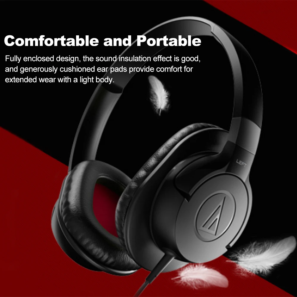 Audio-Technica ATH-AX1iS Накладные наушники портативные гарнитуры 3,5 мм Проводные Игровые наушники с встроенным микрофоном и управлением