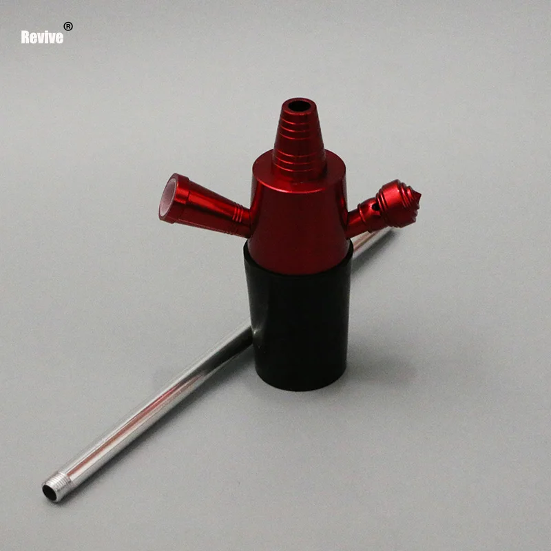 Возродить кальян стволовых narguile adapter kit труба алюминиевая воды аксессуары