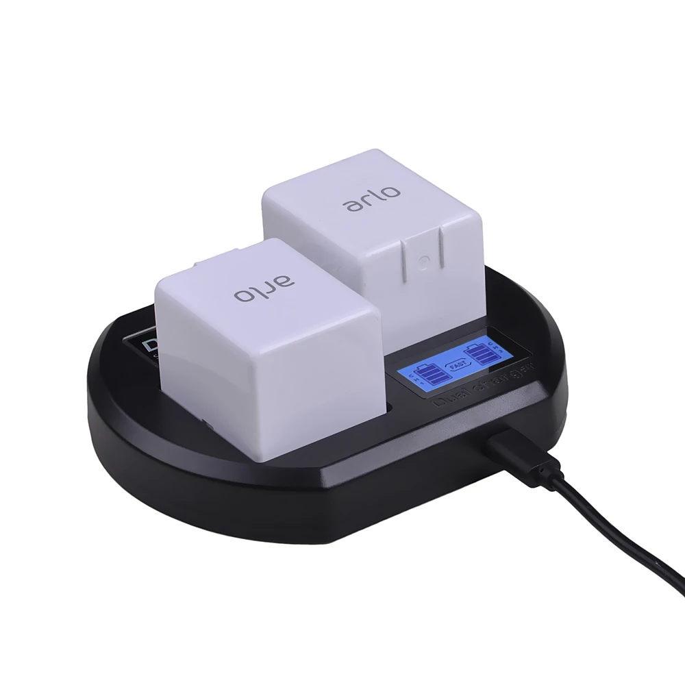 ЖК дисплей USB зарядная станция для Arlo светильник безопасности камеры умного дома Pro аккумуляторы 2 и Go