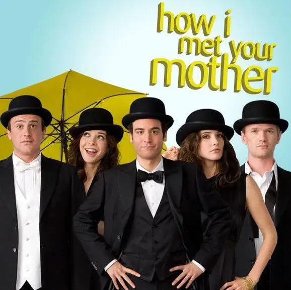 Костюм! HIMYM Как я встретил вашу маму желтый зонтик матери синий валторна мотаться