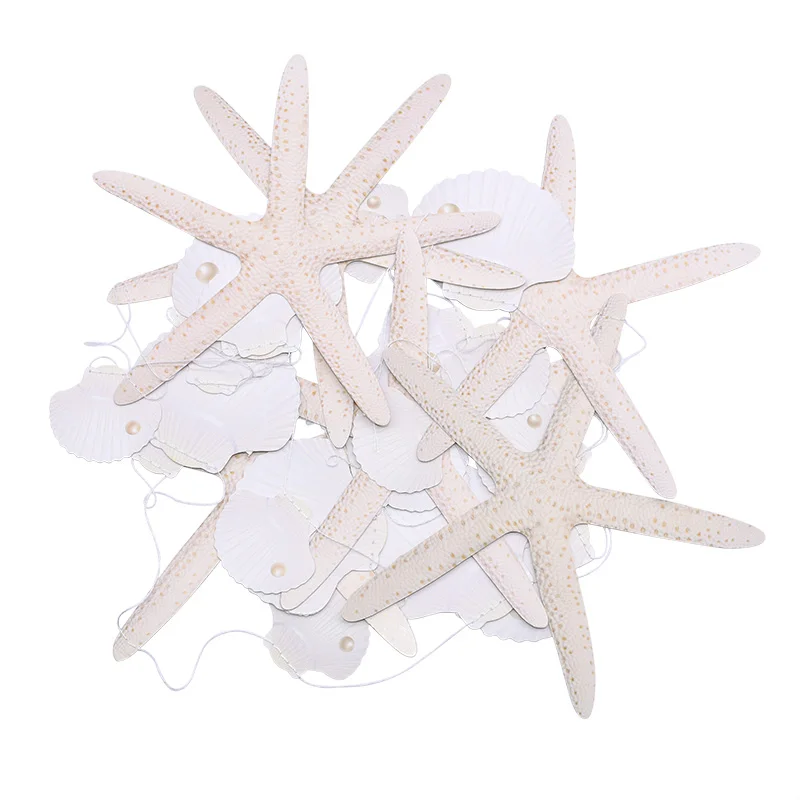 1 комплект 3 м баннеры для украшения вечеринки морская звезда ракушки флаги