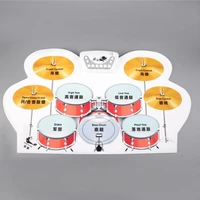 portable silicone electronic usb roll up drum kit with drumsticks foot pedal musical