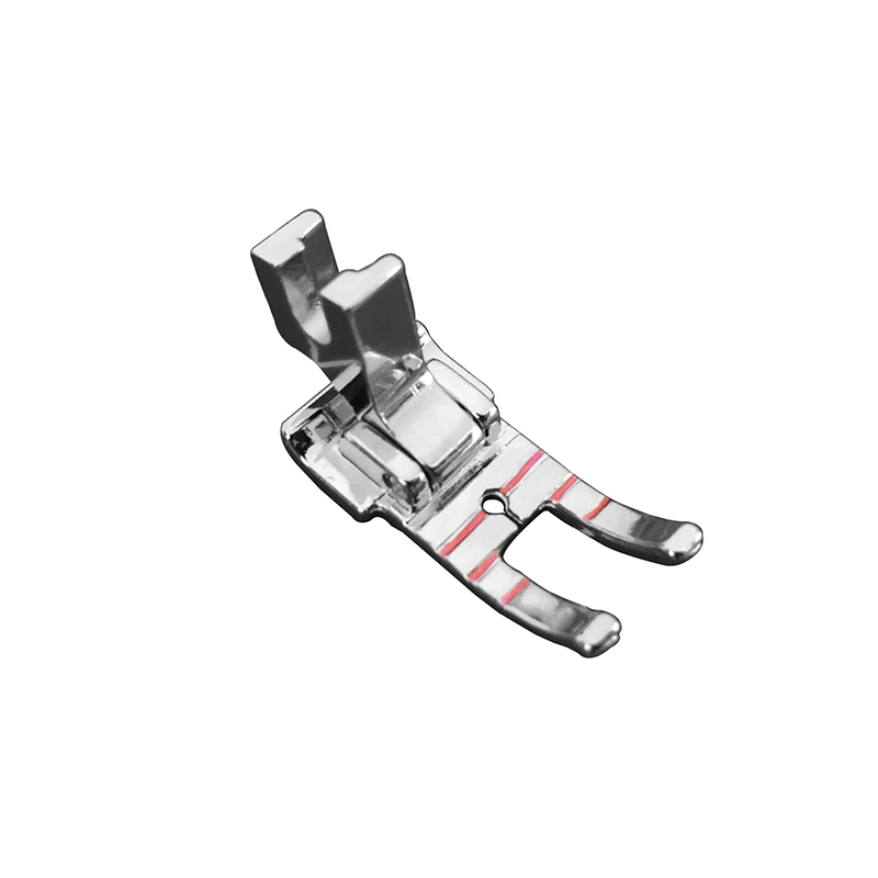 

1Pcs 1/4 Straight Line Trace DIY Sewing Machine Foot with Holder New Metal Red Line Presser Foot for Sewing Machine Accessories