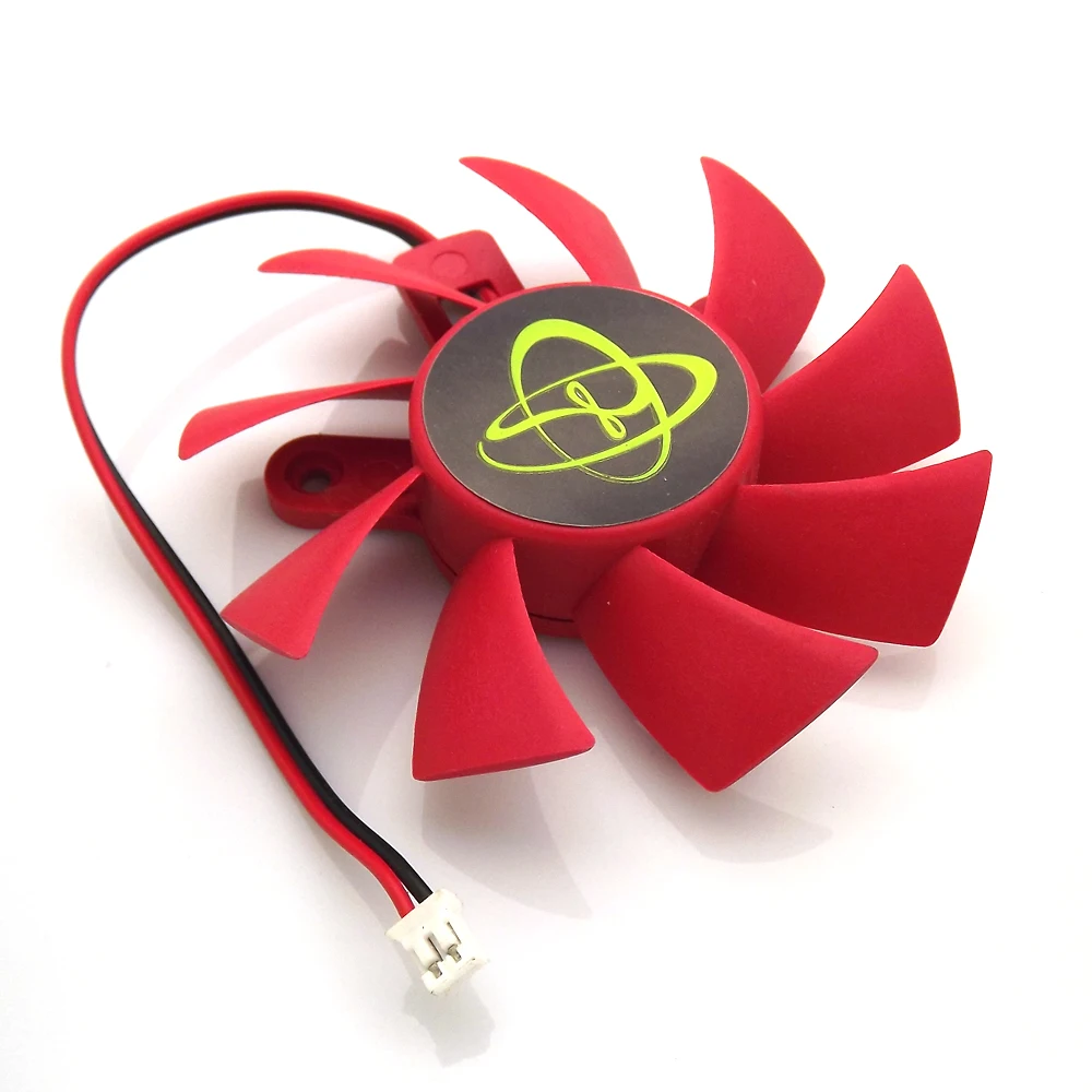 Вентилятор для видеокарты 2 провода 2pin PLA08015S12HH 12 В 0 35a 75 мм 47x47x47 XFX HD5750|75mm fan|fan 75mmcooling