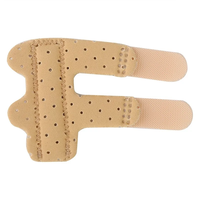 with hole Adjustable Trigger Finger Guard Splint Brace Injury Recovery Orthopedic Protection Fixing Sleeve Pain Relief Finger Stabilizers - Цвет: with hole