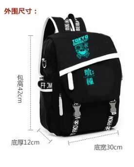 Аниме Токийский Гуль рюкзак школьные сумки студенческий подарок|satchel backpack|bag