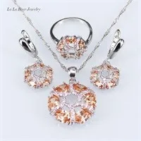 Черный камень, белые стразы, огромные круглые серебряные 925 Ювелирные наборы для женщин, висячие серьги/кулон/ожерелье/кольцо