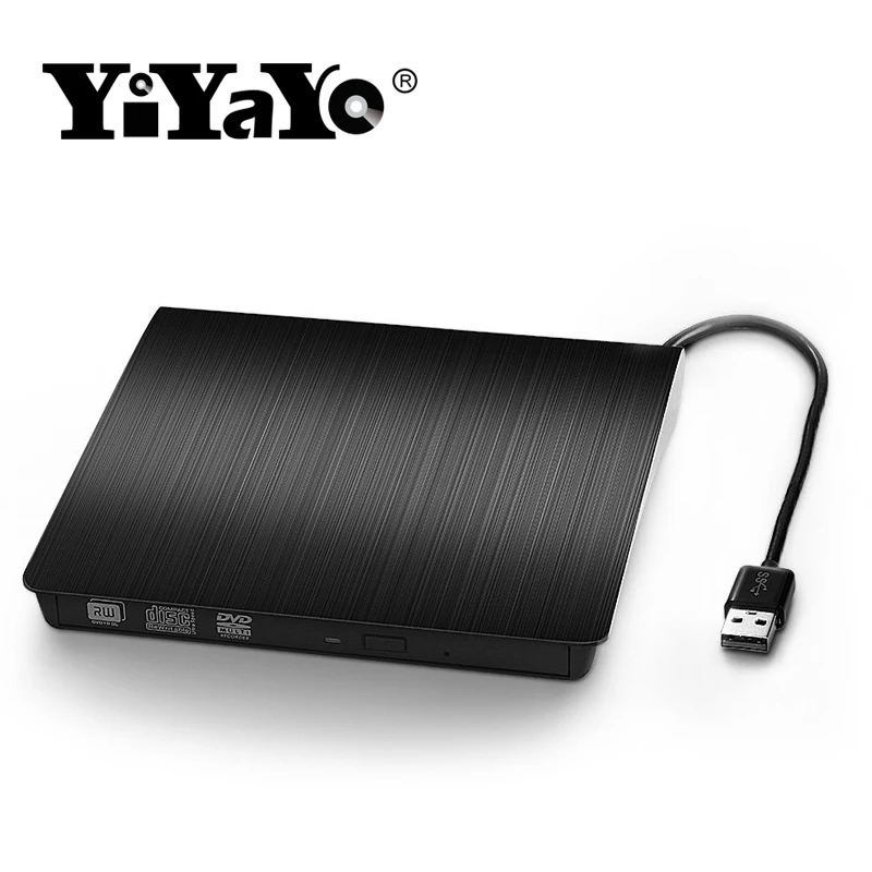 YiYaYo USB 3 0 внешний DVD/CD ROM привод горелка тонкий портативный драйвер CD/RW