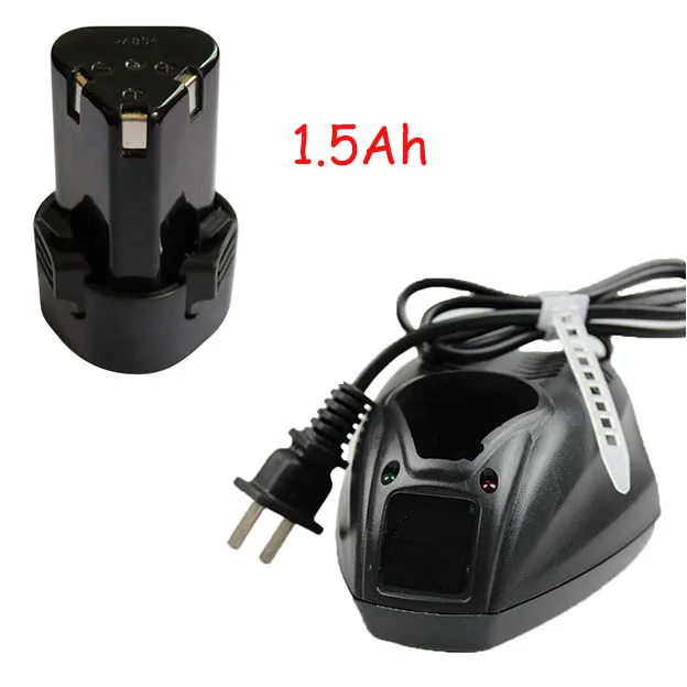 Charger and Battery Dawupine литий-ионный аккумулятор Батарея Зарядное устройство 12V 1.5Ah для BL1013 литий-ионный аккумулятор электрического инструмента Батарея Мощность инструмент Батарея MAKITA электрический Мощность инструмент - Цвет: Charger and Battery