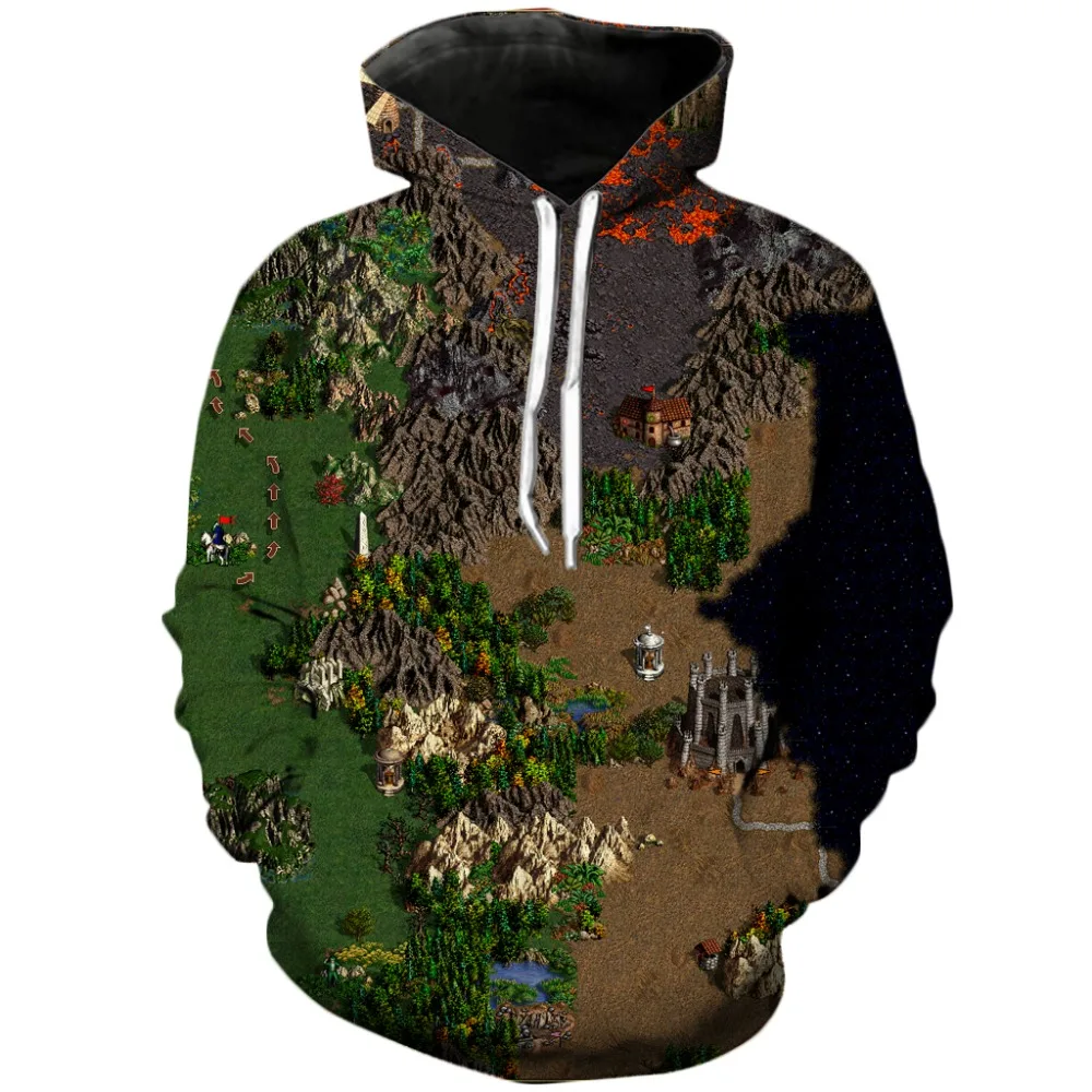 PLstar Cosmos Heroes of Might& Magic новые дизайнерские игры карта 3d печать толстовки мужские модные толстовки повседневные толстовки унисекс