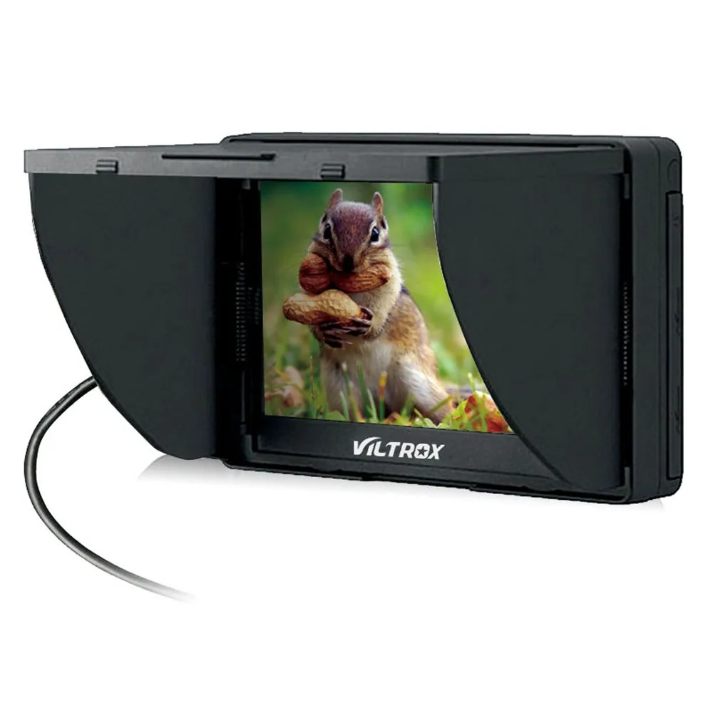 Высокое качество Viltrox портативный DC-50 HD клип-на ЖК-дисплей 5 дюймов монитор широкий обзор HDMI кабель с сумкой для переноски DSLR камеры DV
