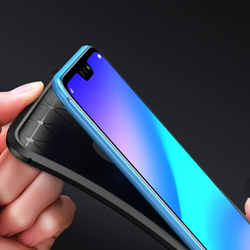 Роскошный чехол для телефона из углеродного волокна Huawei P10 P20 Lite Nova 3 3i Y5 Y6 2018 Mate 20