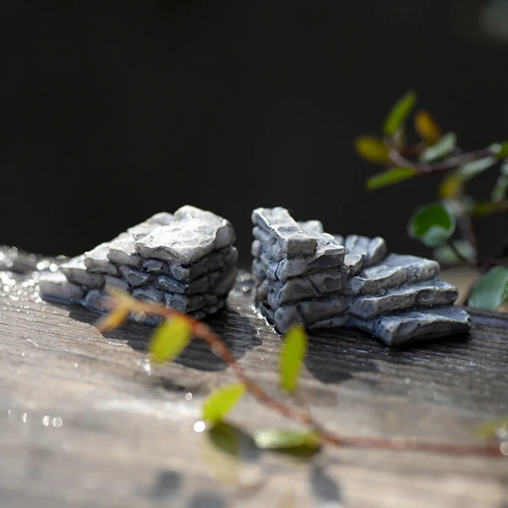 Садовое сказочное украшение маленькие лестницы бонсай изогнутые миниатюрный