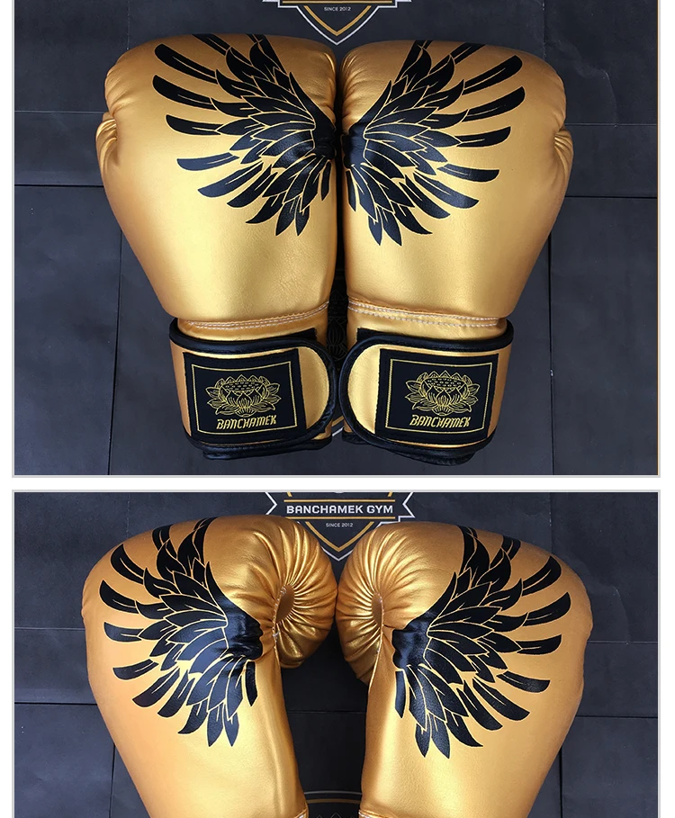 Мужские боксерские перчатки Спортивные Бои из искусственной кожи Перчатки MMA UFC тренировочные защитные перчатки подростковые Санда тайские Боксерские перчатки для поезда 6 8 10 12oz