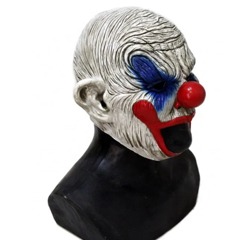 

2020 Hot Selling clown mask Clooney Henchman Psychotic Crazy terror Chinless Adult Latex Clown Mask