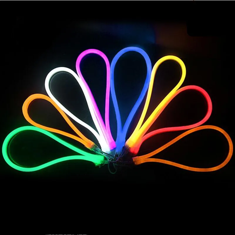 10 м мини RGB неоновый гибкий 72 шт. 5050SMD/m меняющий цвет светодиодная неоновая трубка