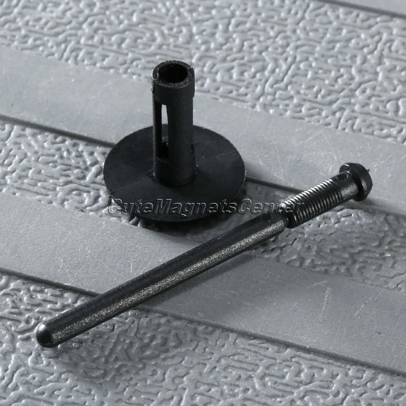 50 шт. 6 мм отверстие для бампера автомобиля черные пластиковые заклепки крепежи BMW