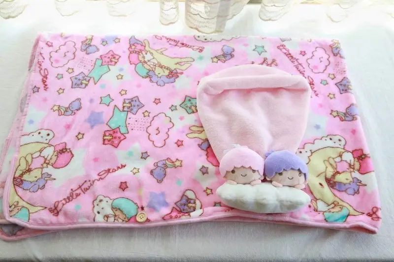 IVYYE Little Twin Star аниме плюшевые вещи интимные аксессуары plushdoll мягкие пушистые теплые мягкие игрушечное одеяло кровать пледы одеяло s