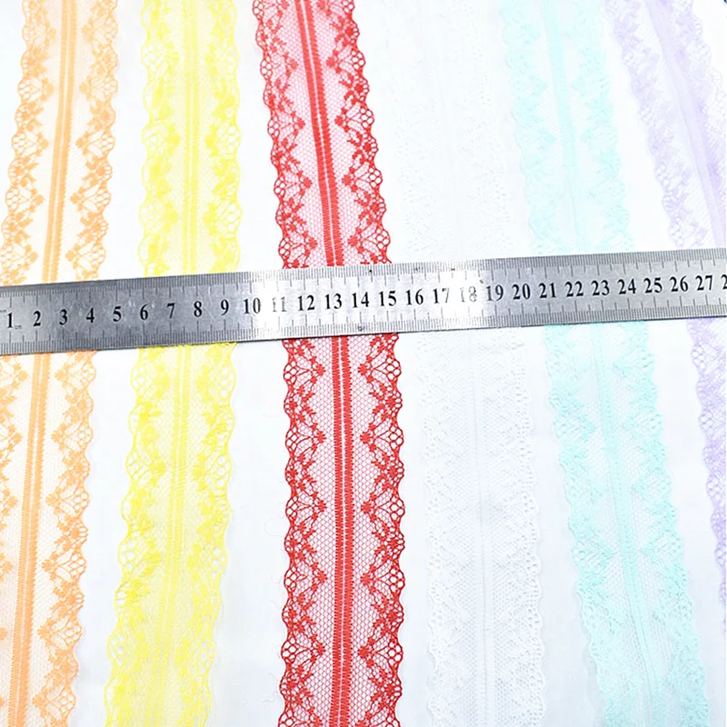 10yard african lace fabric Black Ribbon3.8CM DIY nigerian embroidery net holiday decorations clothing Trim | Дом и сад