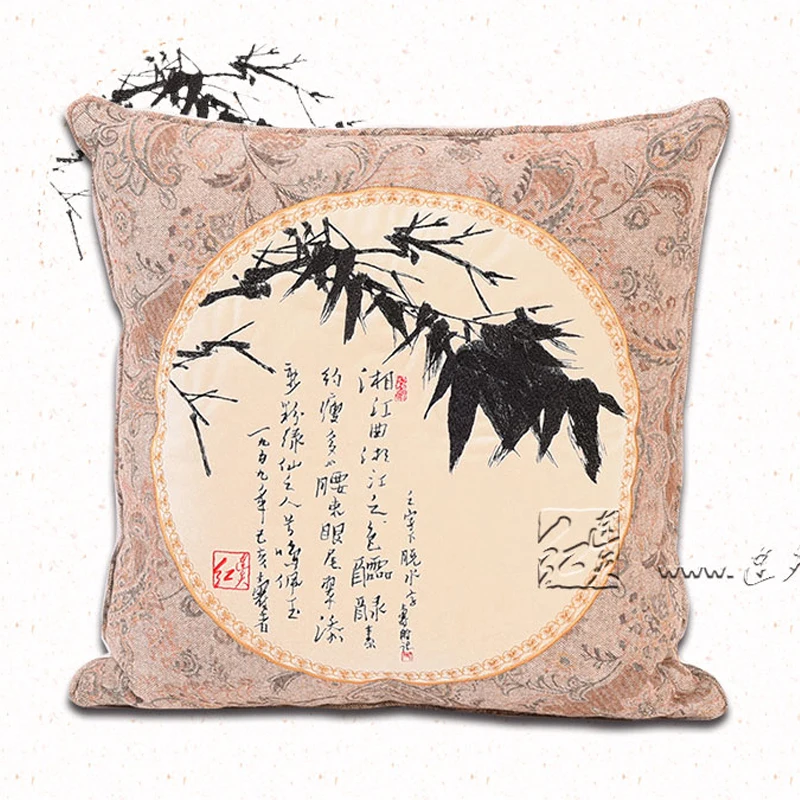 Квадратная хлопковая диванная Подушка 45*45 см с наполнителем украшение для дома