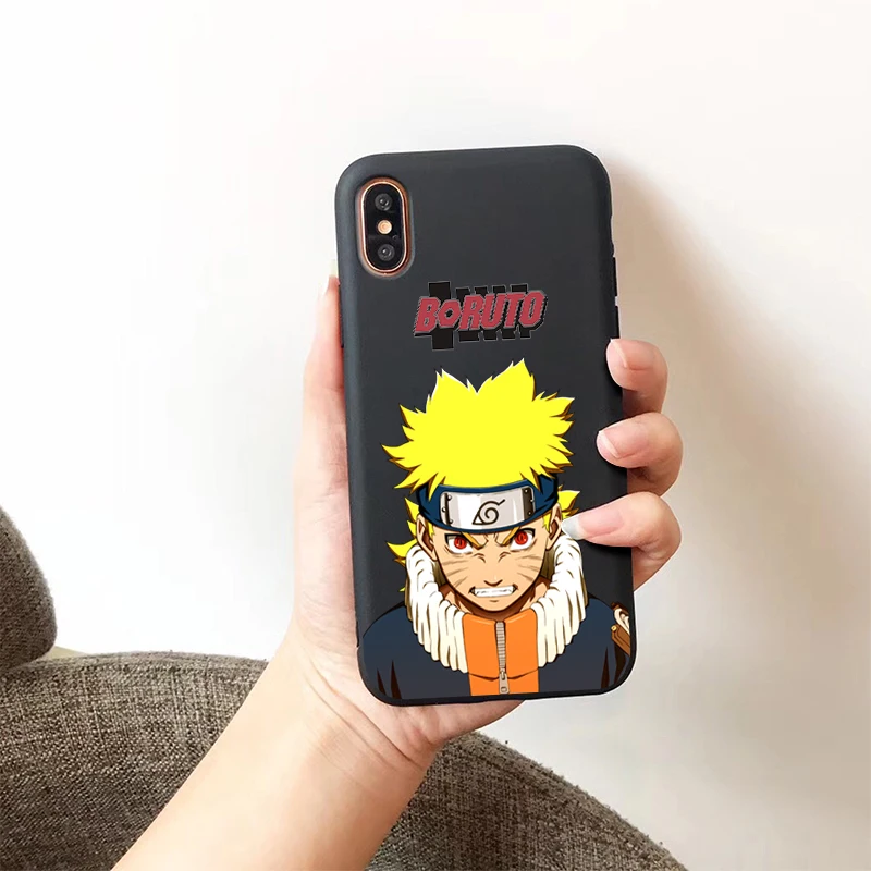 H-5540 Наруто shippuden аниме SASUKE boruto мягкий силиконовый черный чехол Хината Какаши чехол для телефона для iPhone X XR XS MAX 6 7 8 plus 6s se - Цвет: H-5540