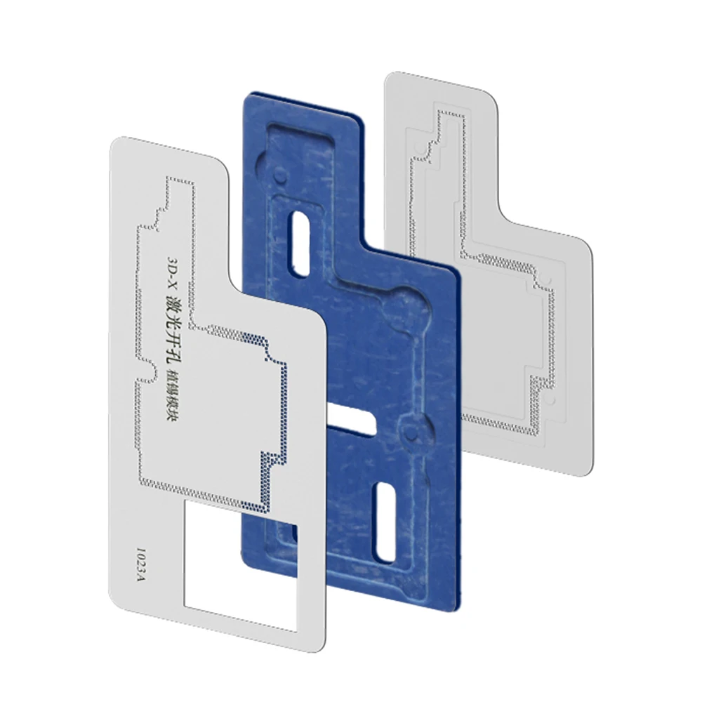 Для iPhone X 3D BGA Rework трафареты А12 процессор печатная плата паз шаблон олова пайка