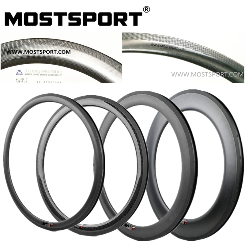 Углеродные Диски MOSTSPORT 700C 30/38/50/60/88/90 мм U образная новая текстурированная